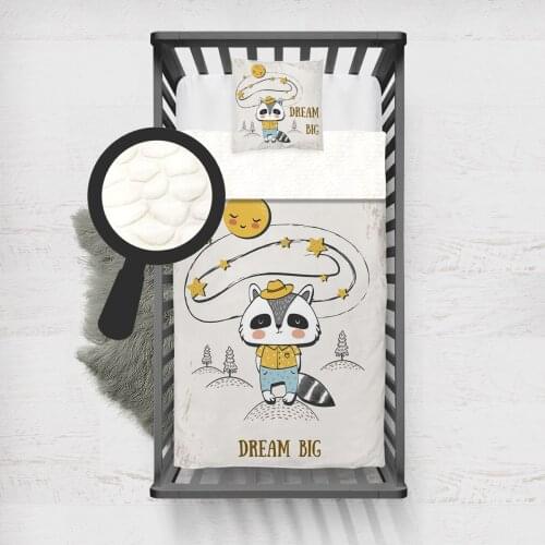 Kids Minky Blanket Super Soft and Warm Baby Blankets Children for Couch and Bed Sailor Raccon Model 089