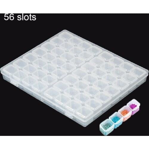 56/28/8 slots diamond painting accessories box,diamond painting 5d holder storage,broderie diamant,case cross stitch sewing Tool