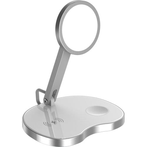 3 in 1 Magnetic Wireless Charger 15W Fast Charging Station for Magsafe iPhone 12 Pro Max Mini For Apple Watch 6 5 Charging Dock