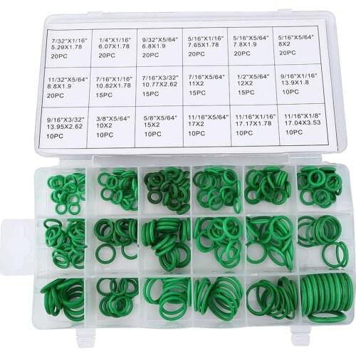270pcs HNBR Metric Rubber O-Ring Washers Assortment Kit Gasket Automotive Seals
