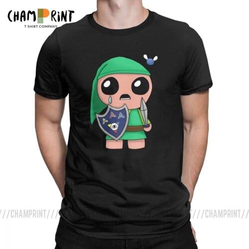Men T-Shirts The Legend Of Isaac Casual Cotton Tees Short Sleeve The Binding of Isaac T Shirt Crew Neck Clothes Gift Idea
