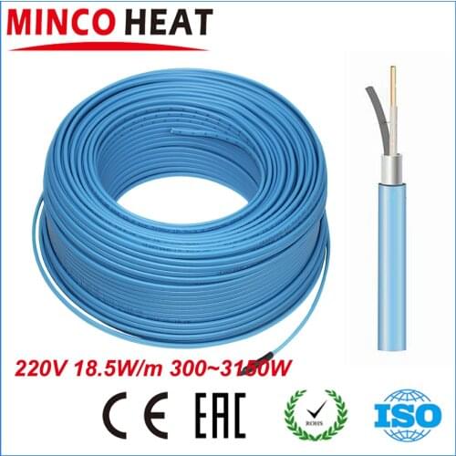 MINCO HEAT Single Conductor Under Ceramic Tile Wood Flooring Warming Floor Heating Cable 300~3150W