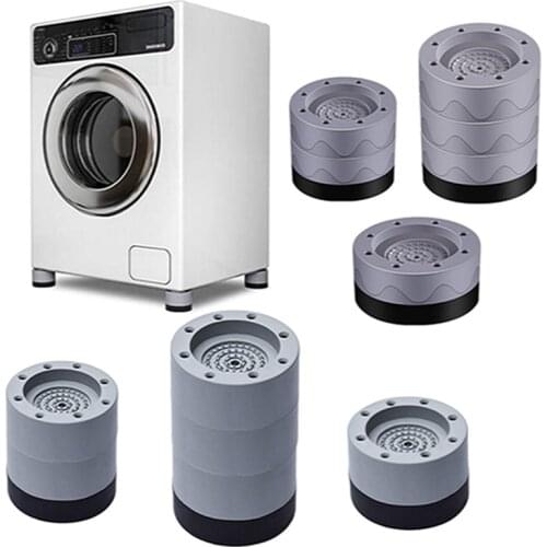 4PCS/Set Washing Machine Support Anti-slip Anti Vibration Dryer Raise Height Feet Pads Low Noise Cancelling Machine Support
