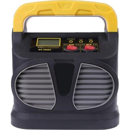 Portable 12v-24V Intelligent High Power Battery Charger Car Jump Starter QW