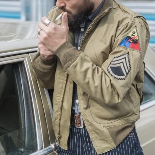 Read Description ! Bronson Mans Top Quality Super Warm Wool Lining Tank Jacket