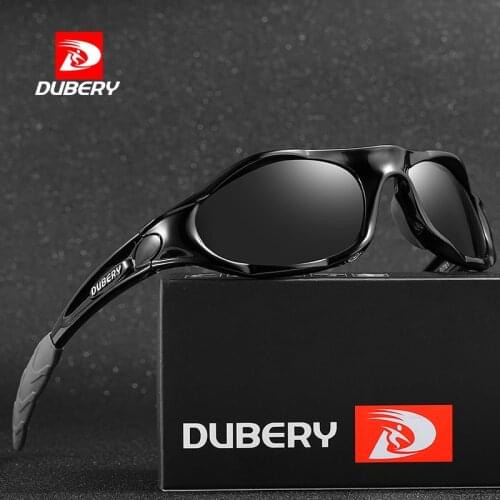 DUBERY Vintage Sunglasses Polarized Mens Sun Glasses For Men UV400 Driving Black Goggles Oculos Male 10 Colors Model 781