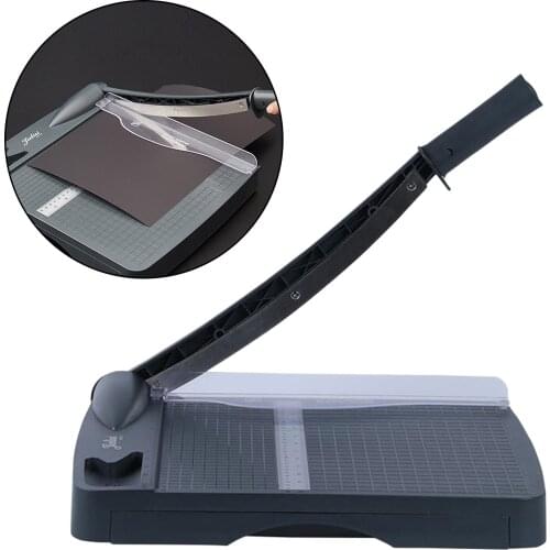 Heavy Duty Precision Paper Trimmer Cutting Board Manual Guillotine Safeguard Photo Cutter Origami Scrapbook Home Office