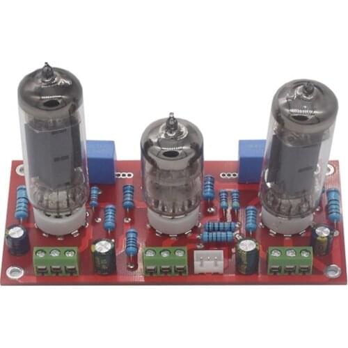 Tube Amplifier 6N1 6N2 12AX7 Push 6P15 6P14 Electronic Valve Headphone Amplifier Single-Ended Audio Board