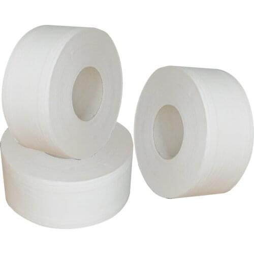Jumbo Roll Toilet Paper 3-ply Wood Pulp Toilet Paper Roll Paper 1 Roll