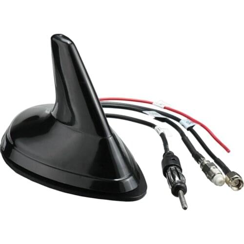Universal 12V Auto Car Shark Fin Roof Antenna Aerial FM / AM / GPS / GSM Car Roof Decorate Car Accessories Auto Antenna