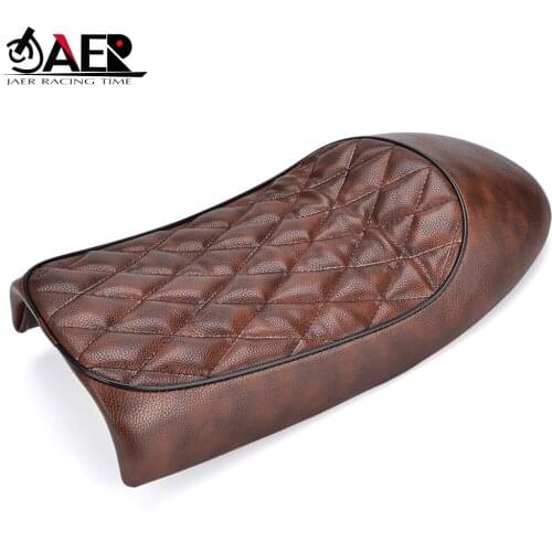 JAER Motorcycle Vintage Hump Cafe Racer Seat for Harley Suzuki Kawasaki Yamaha Honda CB CL SR125 SR250 SR400 SR500 XJ650