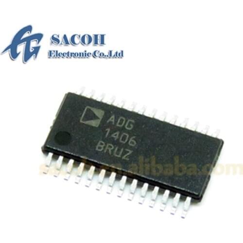 1PCS New Original ADG1406BRUZ ADG1406BRU ADG1406 or ADG1407BRUZ ADG1407 TSSOP-28 16-Channel Multiplexers