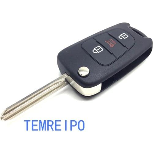 10pcs/lot High quality Replace Remote key shell fits for Kia Soul blank Fob key case for car auto parts