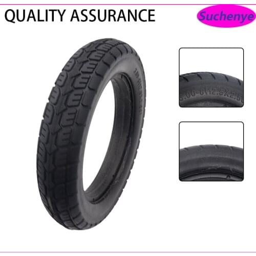 12.5 inch 3.00-8/300-8 Solid Tyre 12.5x2.50 Non-pneumatic Tire For Gas and Electric Scooters Warehouse Vehicles Mini Motorcycle