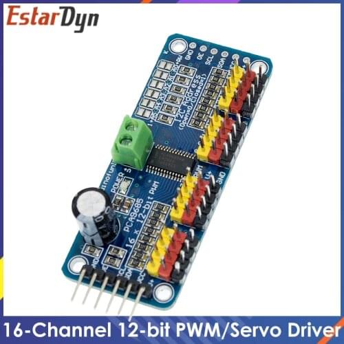 16 Channel 12-bit PWM/Servo Driver-I2C Interface PCA9685 Module Raspberry pi Shield Module servo shield
