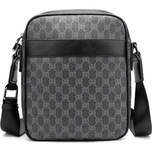 2021 new fashion brand mens casual letter single shoulder bag leather sport cross body personalized fashion small square bag