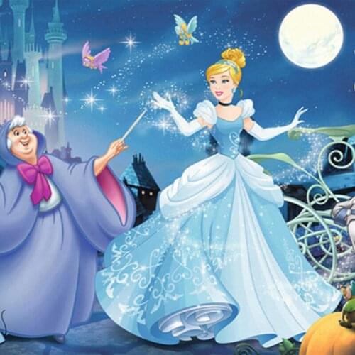 5D DIY Diamond Painting Disney Cartoon Princess Cuardos Cross Stitch Kits Full Drill Diamond Embroidery Mosaic Home Decor