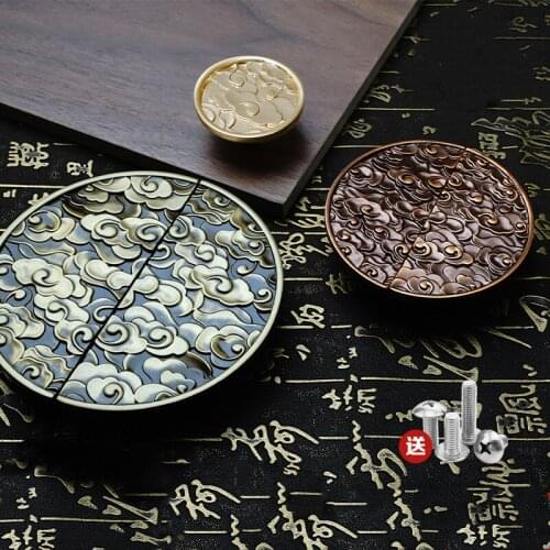 Antique Classical Chinese Style Cabinet Door handle Zinc Alloy Drawer Handles Furniture Cabinet Handles Cabinet pulls
