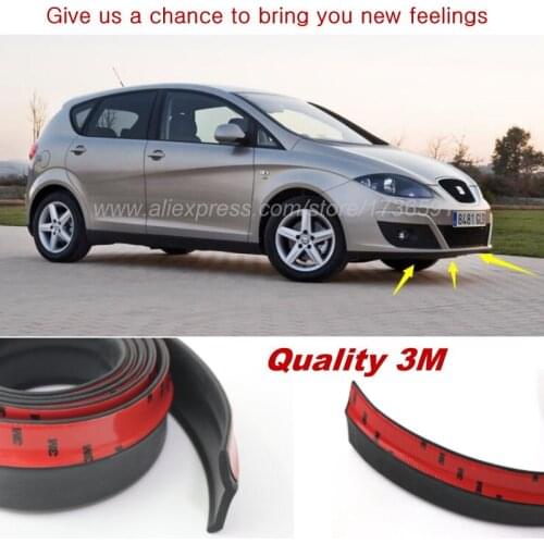 Car Bumper Lip For SEAT Altea 2004~Onwork / Make car lower Body Kit / Front / Rear Skirt Spoiler / Bumper Deflector Rubber Strip