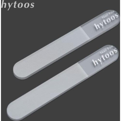 HYTOOS 1Pc Nano Glass Nail File Buffing Shine Nails Washable Grinding Polishing Buffer Manicure Pedicure Accessoires Tool