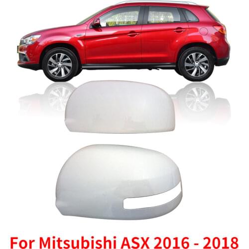 CAPQX For Mitsubishi ASX 2016 2017 2018 Outside rearview Mirror Cover Rear View Mirror Cap Shell Housing with light cover or not