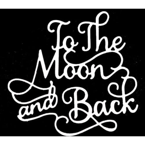 MEET HUANG Letter Word Scrapbooking Metal Cutting Dies For DIY Stamp Photo Album Embossing Paper Cards Making Decorative Crafts