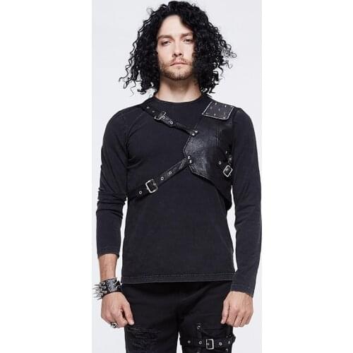 Devil Fashion Mens Punk Long Sleeve T-shirt Novelty Fashion Slim Fit Cotton Casual Tees Top