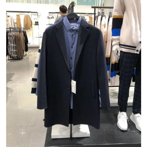 2020 New winter In the long Mens wool overcoats