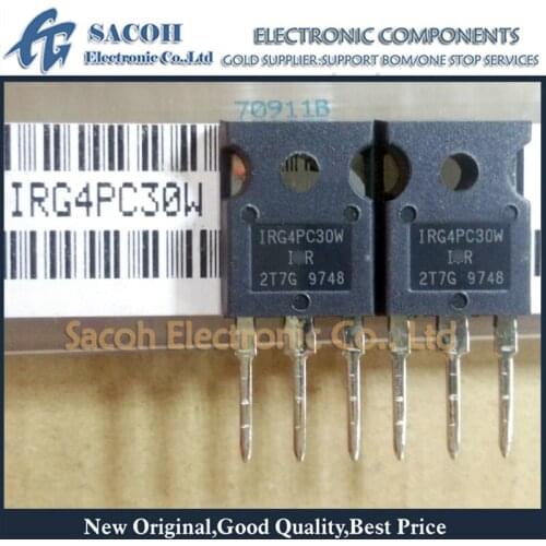 Free Shipping 10Pcs IRG4PC30W G4PC30W IRG4PC30S G4PC30S TO-247 12A 600V N-ch IGBT Transistors