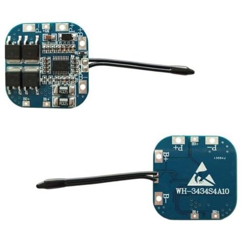 4S cell 10A 14.8V li-ion BMS PCM battery protection board bms pcm with temerature switch for rc modules toys 18650 battery
