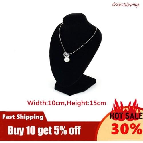 Portable Velvet / PU Leather Bracelet Bracelet Necklace Display Stand Bracket Watch Jewelry Display Base Hot Sale