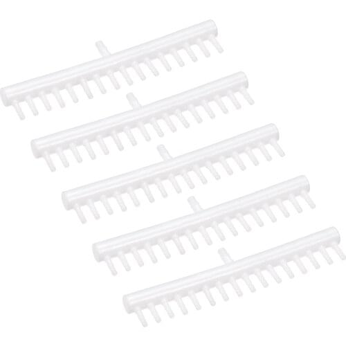 Uxcell 5pcs 8mm to 4mm 16Way Aquarium Air Line Splitter Connector Air Flow Divider for aquaculture, hotel seafood room etc