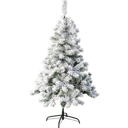 Christmas High-end Simulation Snow Spray Flocking Cedar Artificial Fake Naked Tree Household 1.5M1.8 M Party Festival Supplies