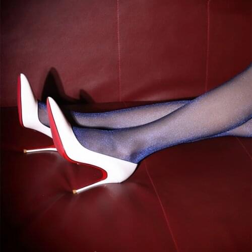 Super Shiny Tights For Women Dance Wear Sexy Transparent Pantyhose Erotic Lingerie Thigh High Stockings T Crotch Glossy Hosiery