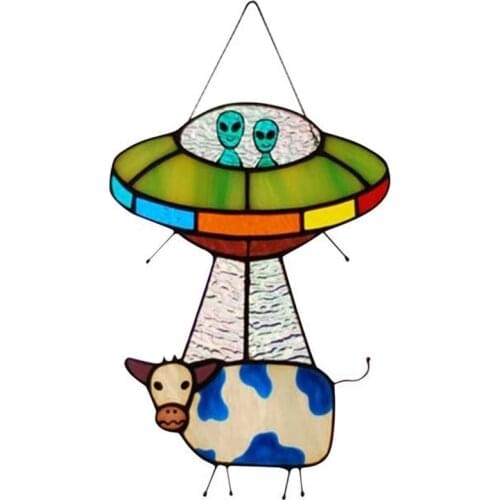 Creative Cow Pendant Ornaments Home Garden Decoration Outdoor Ornament-Alien Cow