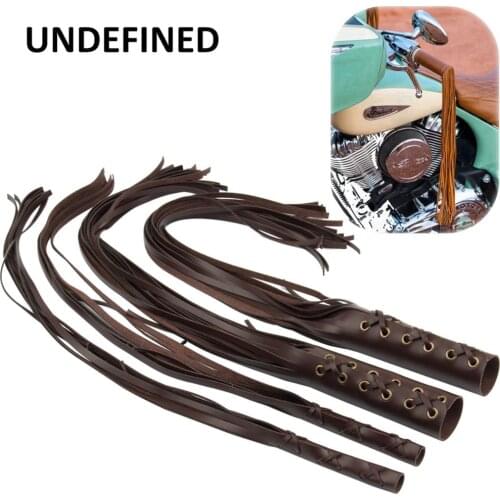 Universal Handlebar Hand Grips Cover Motorcycle Fringe Grips Leather Tassel Brake Lever Cover for Harley Cafe Racer Old School