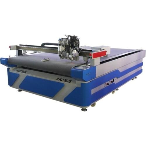 AccTek Vibrating Knife Cnc Cutting Machine 1625 /Car Foot Seat Leather Mat