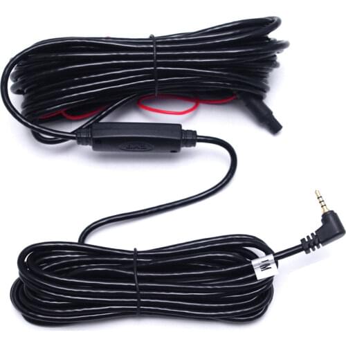 10m 5pin Car Reverse Rear View Parking Camera Video Cable Video Trigger Wire 2.5mm jack with HUB Amplifier Car accessories