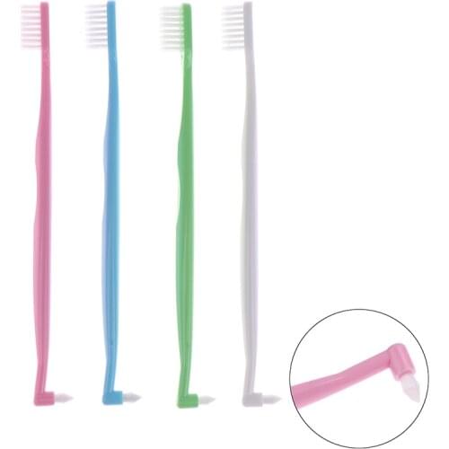 1Pcs Clean Adult Orthodontic Toothbrushes Dental Tooth Brush Oral Care Clean Orthodontic Braces Soft Toothbrush