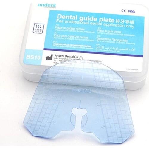 1Pcs Dental Guide Plate Orthodontic Tooth Arrangement Auxiliary Measuring Tool