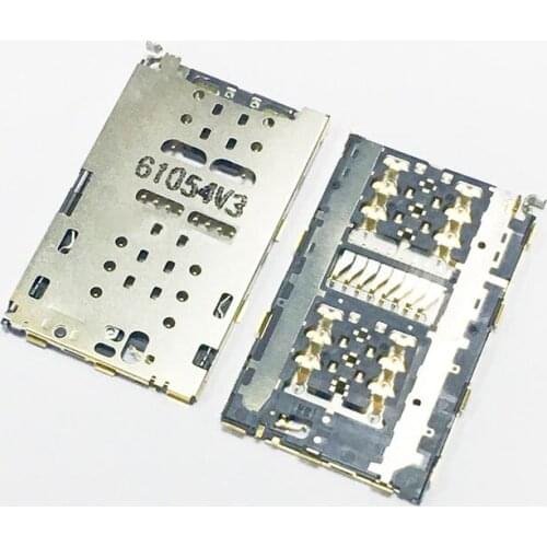 2pcs SIM Card Reader Slot Socket Connector Module for Motorola Moto Droid Turbo2 Turbo 2 X Force XT1580 XT1581 XT1585 Lenovo S1