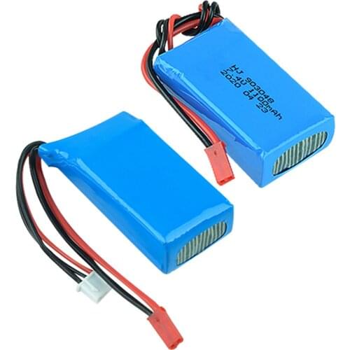 7.4V 1100mAh 25C Li-Po Battery for WLtoys A949 A959 A969 A979 V912 V913 V353 k929 V262 L959 T23 T55 Car battery Parts