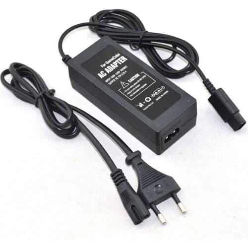 EU Plug AC adapter 100-240 power supply Adapter for Gamecube/N-G-C console with power cable/cord