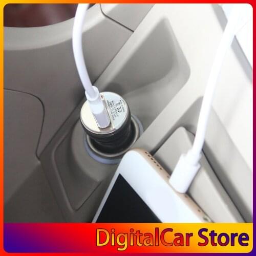 USB Car Charger Charging Power Adapter Input 12-24V DC Output 5.0V 1000mA for Apple iPod Touch For iPhone 4 3G 4G 4S