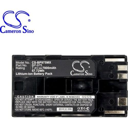 CameronSino for CANON GL2 XF100 XF105 XF300 XF305 XH A1 XH A1S XH G1 XL H1 XL H1A XL1 XL1S XL2 XM2 BP-975 battery