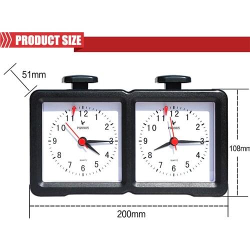 Digital Chess Clock Count Up Down Timer Sports Electronic Chess Clock Competition Board Game Chess Watch Parent-Child