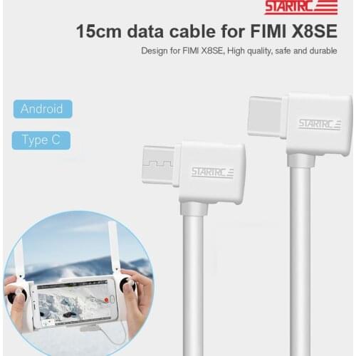 For FIMI X8SE 2020 X8 SE Remote Controller 15CM Data Connected Cable Line Wire to Mobile phone Tablet Type-C Micro USB Connector