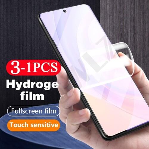 3-1Pcs 9D hydrogel film for Honor 50 pro SE Not Glass view 30 Youth 30s 30i 20 pro plus 20s 20i V40 lite phone screen protector