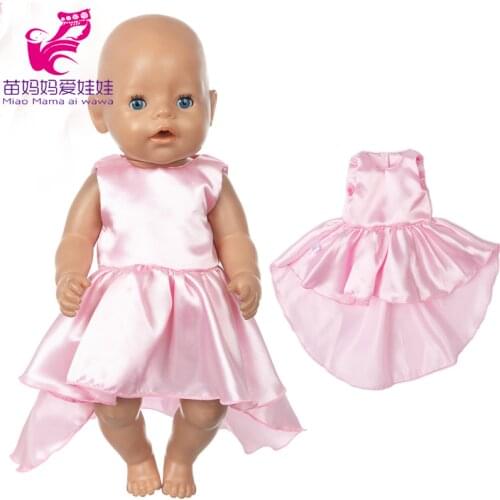 Doll Dress 43 cm Baby Dol Pink Party Dress 18 Inch American OG Girl Dolls Tail Dress Children Gifts