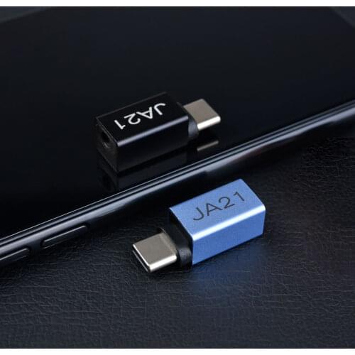 JCALLY JA21 Mini Digital Audio Adapter CX21988 DAC USB Type C to 3.5mm Hifi earphone adapter for Android Windows